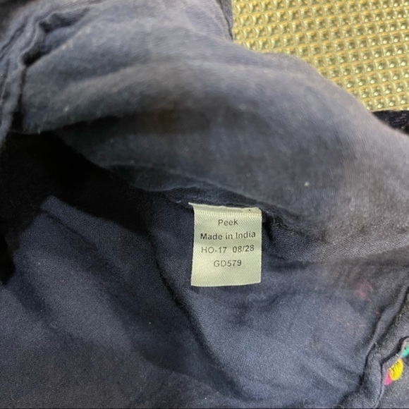 Peek Kids Velvet Embroidered Dress Size XS(2-3) - Picture 5 of 8